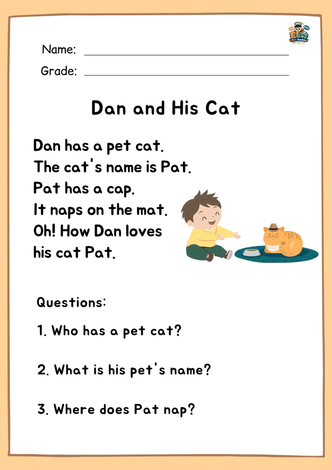 Dax and His Cat